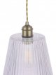 Large Pendant Ceiling Light, Antique Brass