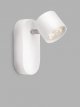LED Single Spotlight Wall Light, White