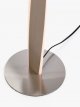 Twist LED Floor Lamp, Brushed Aluminium
