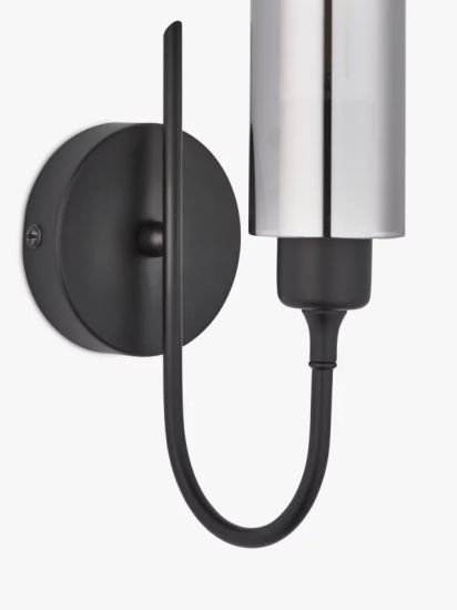 1 Arm Wall Light, Black